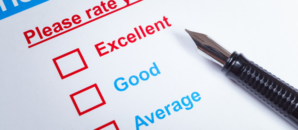 Customer Satisfaction Survey Checkbox With Rating And Pen, Can U